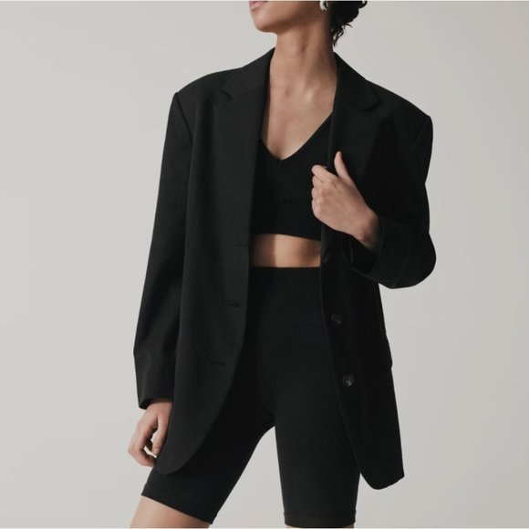 Everlane The 80s Blazer in Black  New Womens Oversized Jacket - Picture 11 of 16
